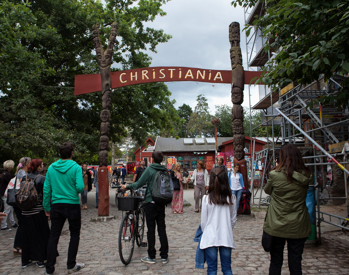 정부가 없는 공동체 마을, Christiania. (사진: 여지형)
