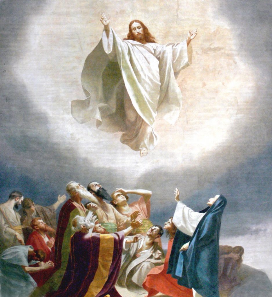 Jesus going to heaven (source: flickr CC BY Waiting for the World)