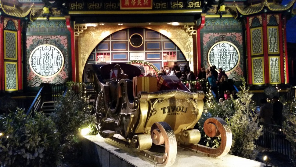 Santa Clause Sledge in Tivoli