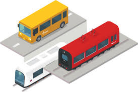 The yellow is the Danish busses, Red is our s-trains and white is our metros 