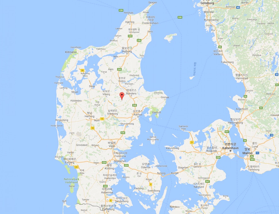 ulstrup-jutland-denmark-on-a-map