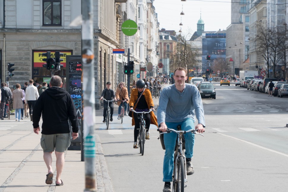 자전거 타는 코펜하겐 시민(안상욱 촬영)