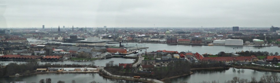 남쪽에서 바라본 코펜하겐 시내 전경 (촬영: 안상욱)
